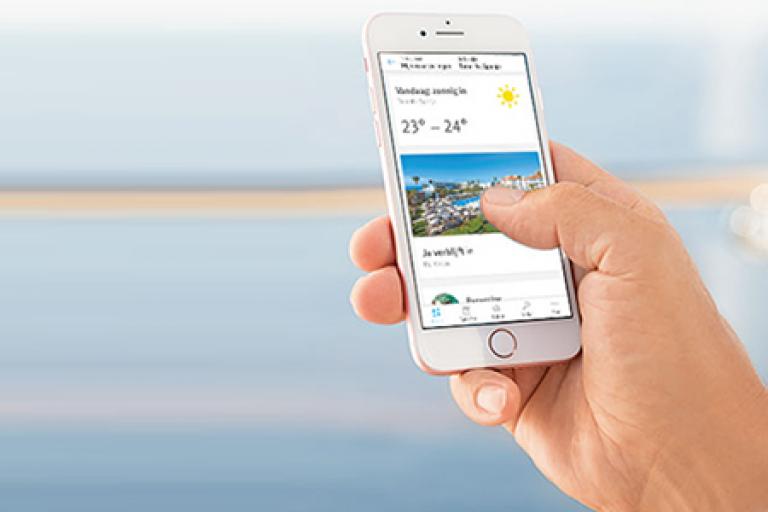 Teaser image for Met de TUI app zeker van veilig en makkelijk contact tijdens de vakantie